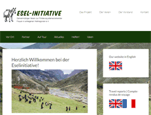 Tablet Screenshot of esel-initiative.de